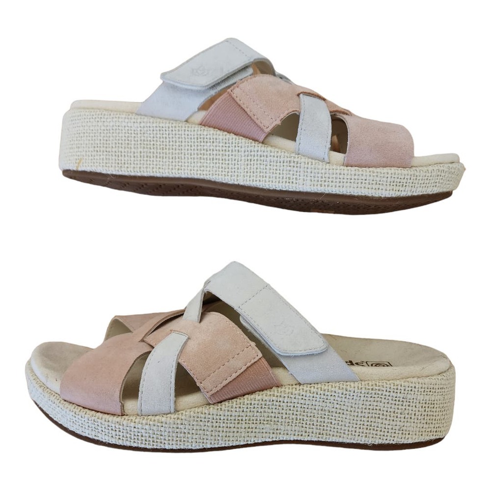nwot SPENCO Memphis Pink Multi strap Orthotic Slides SIZE 7.5W - Picture 5 of 11